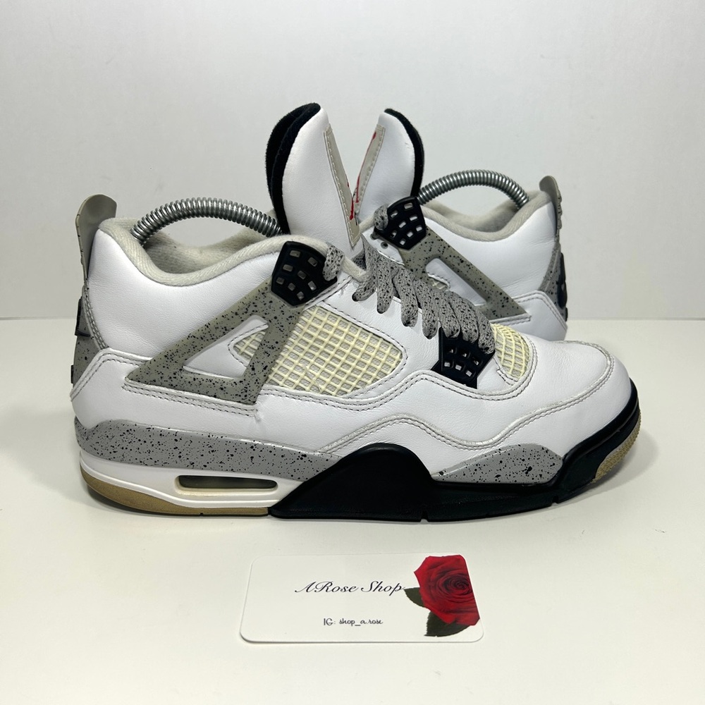 Nike Air Jordan 4 Retro OG ‘White Cement’ (840606 192) Shoes Size: 9 M